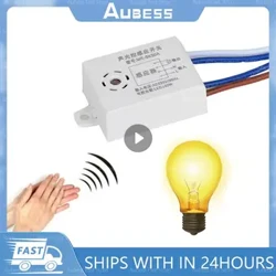 Smart Switches 220V Modul Detektor Lyd Stemmesensor Lyskontakt Intelligent Auto On Off Sensorkontakt Hovedforbedring i hjemmet