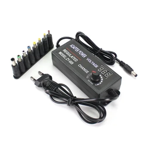 Adattatore regolabile AC DC 12V Volt Display a LED Alimentatore per schermo da 220V a 3V 5V 9V 12V 24V 36V con connettore jack DC