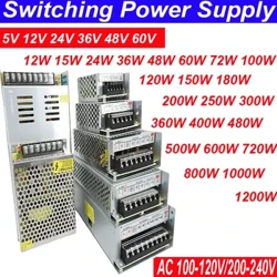 Τροφοδοτικό 12 V Volt μεταγωγής DC 5V 12V 24V 36V 48V 60V TO AC 220V 110V Transformer 200W 250W 300W 400W 500W 600W 700W SMPS