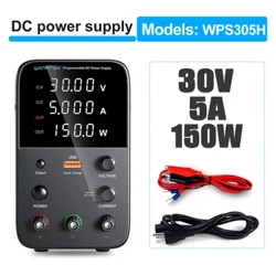 Sozlanishi DC quvvat manbai 30V 10A 5A Laboratoriya dastgohi quvvat manbai Laboratoriyasi Stabillashtirilgan quvvat manbai kuchlanish regulyatori kaliti AC110V 220V