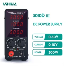 Yihua 3010d 30V 10A reguleeritav alalisvoolu toiteallikas digitaalne labori pink toiteallikas stabiliseeritud toitepinge regulaatori lüliti