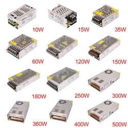 Switching Power Supply 5v 12v 24v 36v 48v 2A 5A 10A 15A 20A 30A15w-500w AC till 110/220v DC transformator LED Strip Switch Driver