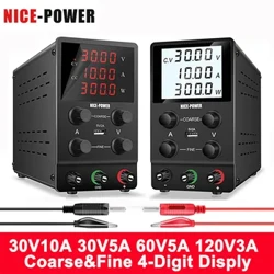 NICE-POWER DC Lab Switching Power Supply För Telefon SPS3010 Justerbar 60V 5A Spänningsregulator AC 220V 110V Bänkkälla USB
